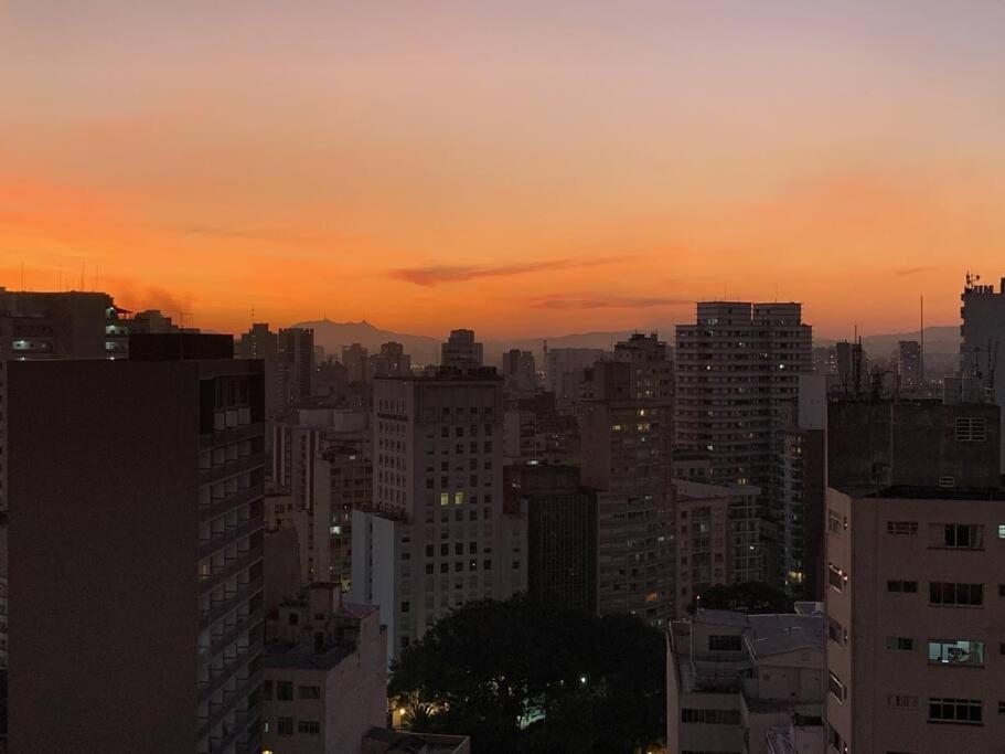 Апартаменты Studio Com Vista Incrivel 22º Andar Сан-Пауло Экстерьер фото