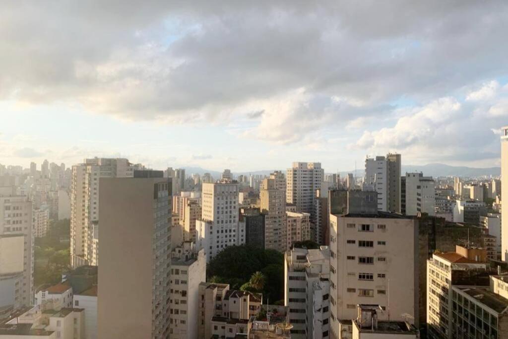 Апартаменты Studio Com Vista Incrivel 22º Andar Сан-Пауло Экстерьер фото